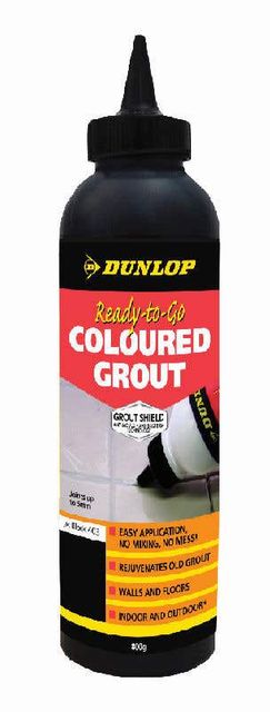 Dunlop Ready-To-Go Coloured Grout Jet Black 800g