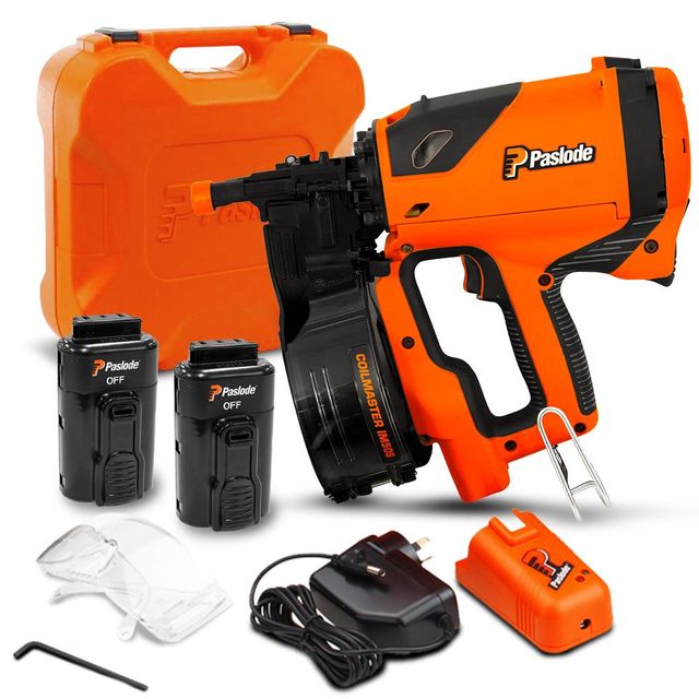 Paslode 2 X 7.4V Impulse Coilmaster Nail Gun Kit B40001