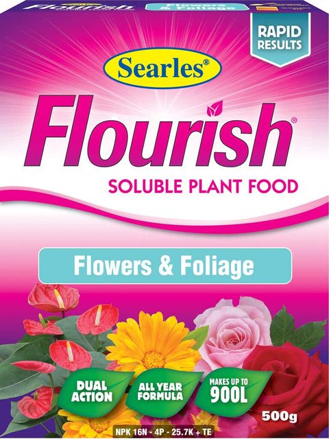 Searles Flourish Soluble Plant Food Flowers and Foliage 500g
