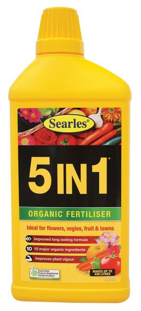 Searles 5 in 1 Organic Fertiliser Concentrate 1L