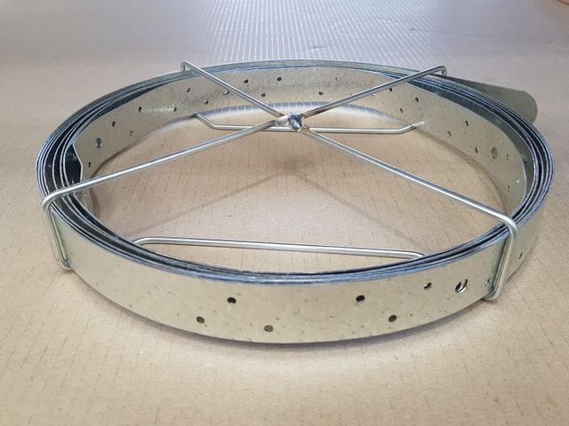 Wilmaplex Hoop Iron 30mm x 0.8mm x 6m Punched