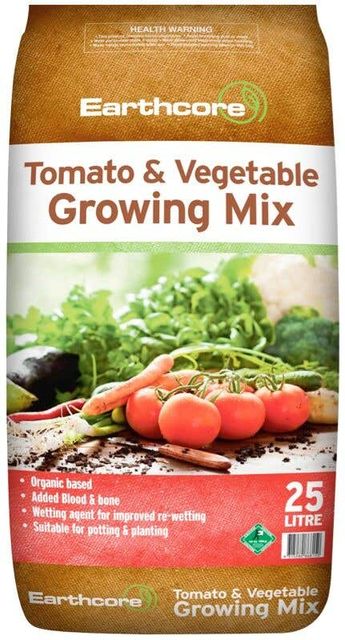 Earthcore Tomato & Vegetable Growing Mix 25L