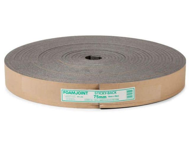 Adhesive Polyethylene Expansion Jointing 75mm x 10mm x 25m