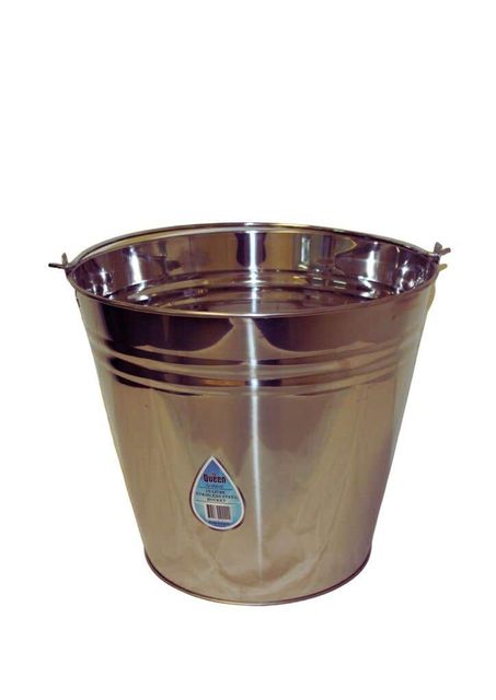 Queen Stainless Steel Bucket 15L