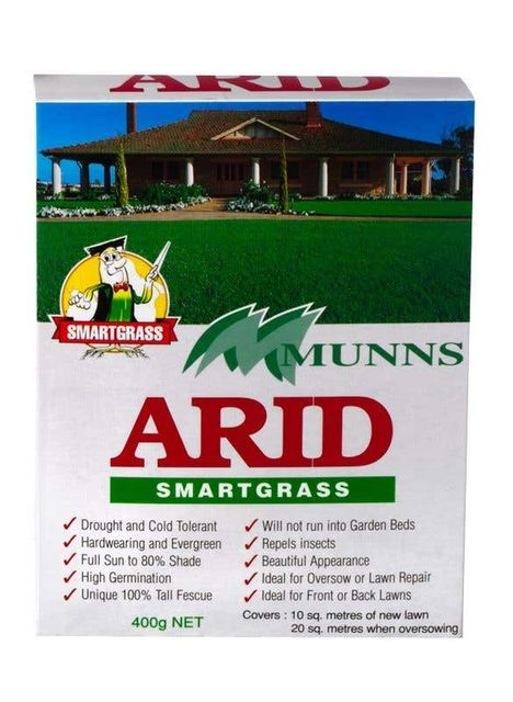 Munns Arid Smartgrass Lawn Seed 400g