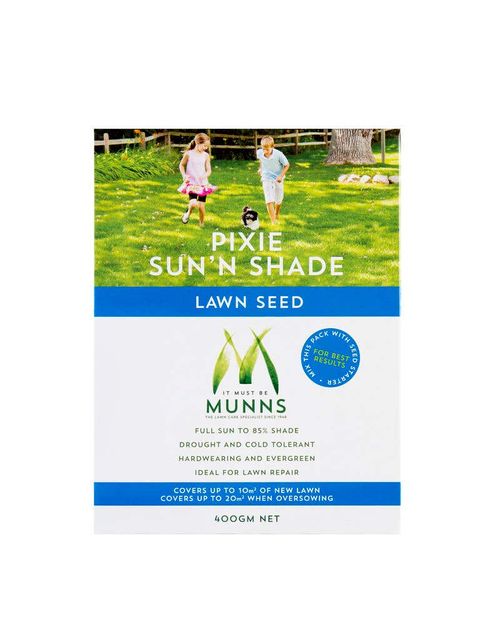 Munns Pixie Sun & Shade Lawn Seed 400g