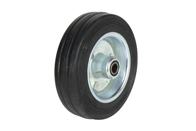 Cold Steel Rubber Wheel with Steel Centre 100mm