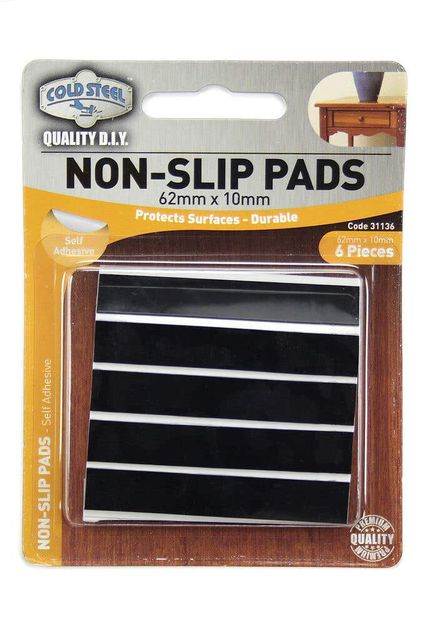Cold Steel Non-Slip Strips Brown 62 x 10mm - 6 Pack