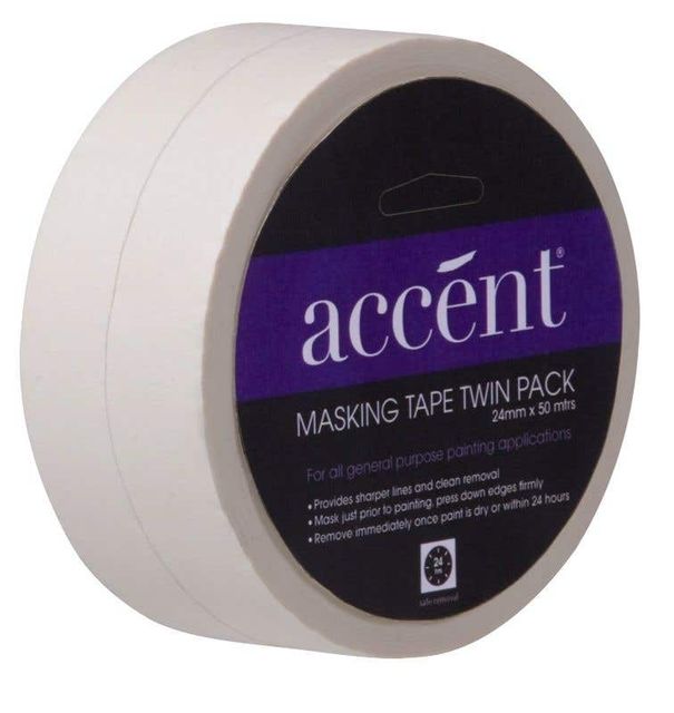 Accent® Masking Tape Twin Pack