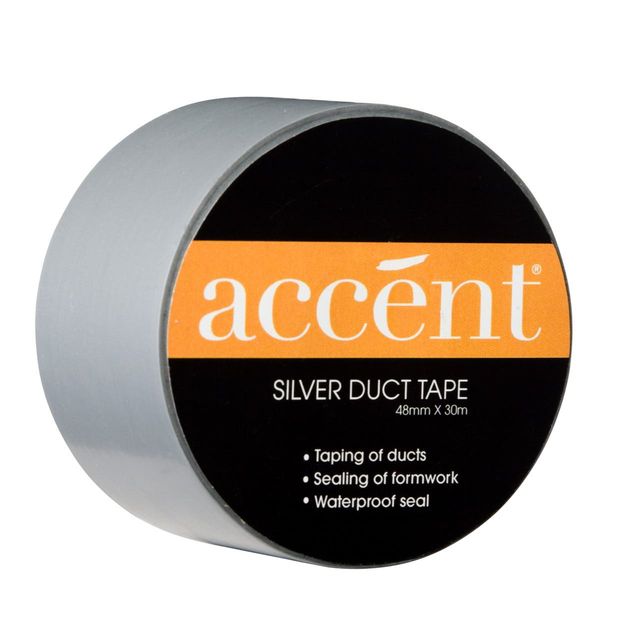 Accent Duct Tape Silver 48mm x 30m 