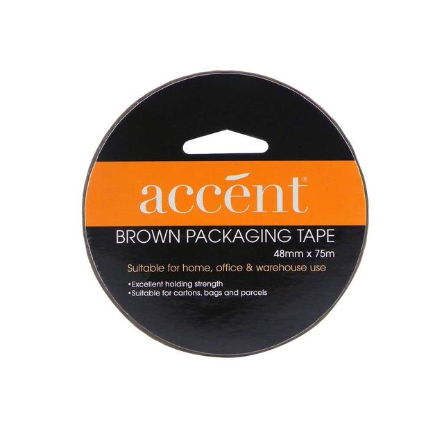 Accent Packaging Tape Brown 48mm x 75m