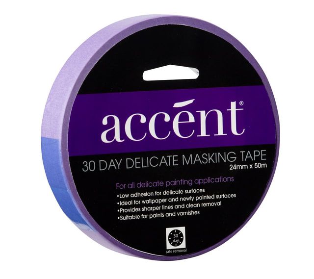 Accent® 30 Day Masking Tape 24mm x 50m
