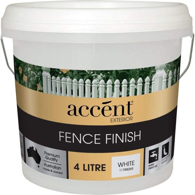 Accent® Fence Finish White 4L