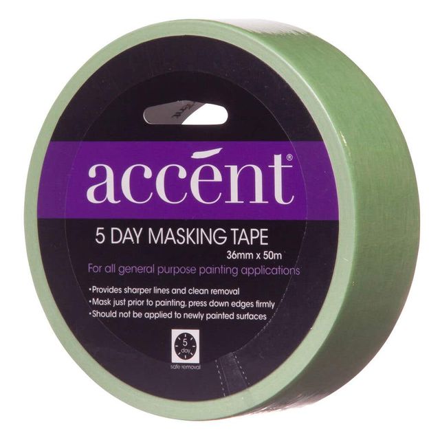 Accent® 5 Day Masking Tape 36mm x 50m