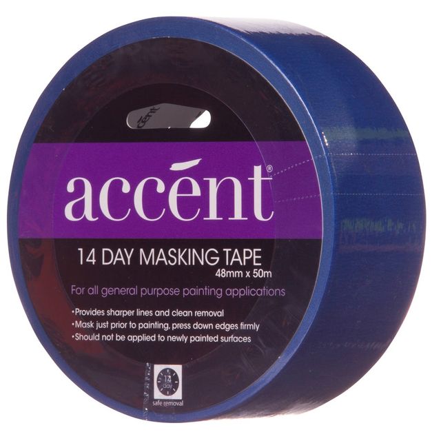 Accent® 14 Day Masking Tape 48mm x 50m