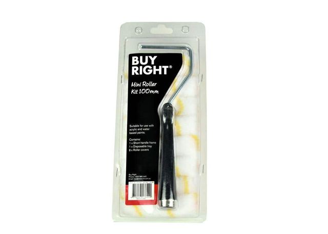 Buy Right Mini Roller Kit 100mm - 8 Pack