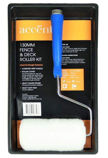 Accent Fence & Deck Roller Kit 130mm