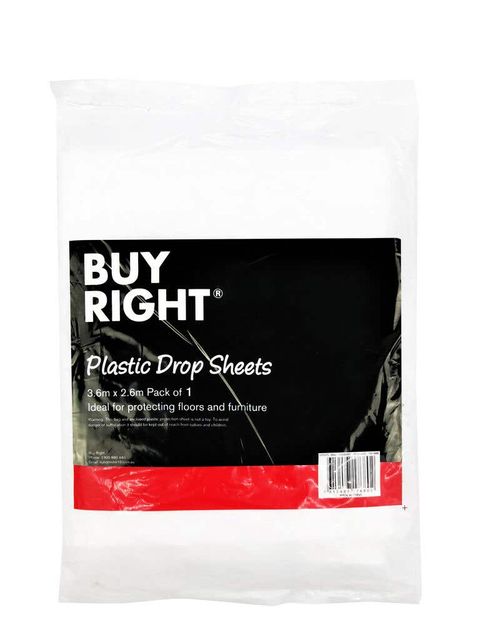 Buy Right Plastic Drop Sheet - 1 Pack