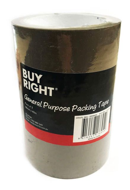 Buy Right General Purpose Packing Tape - 3 Pack