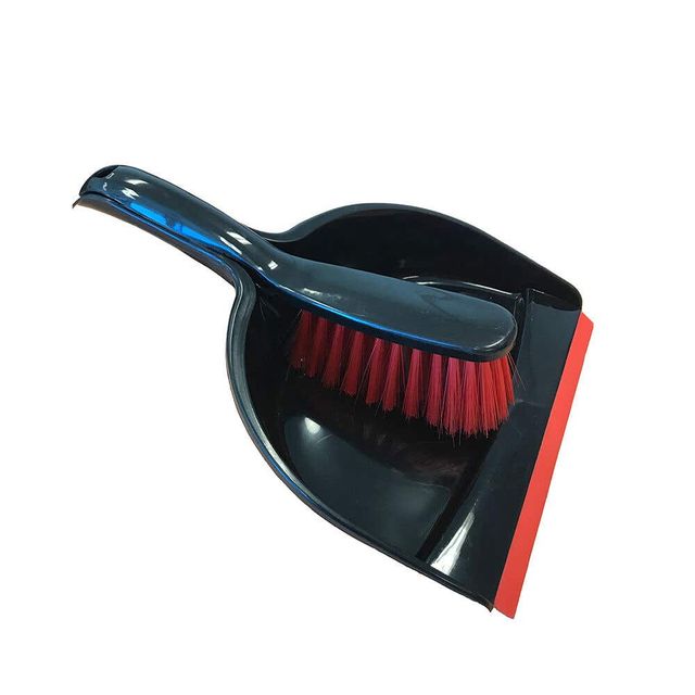 Buy Right Dustpan and Brush Set Red and Black