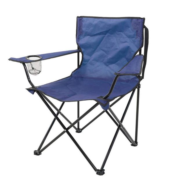 Folding Camp Chair Blue