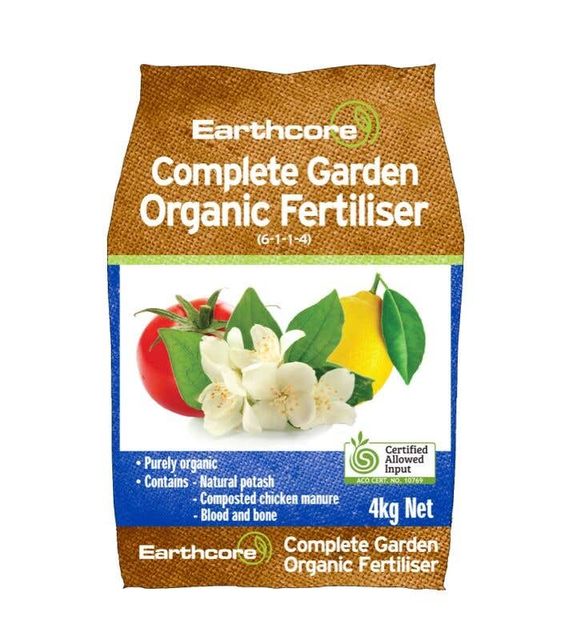 Earthcore Organic Fertiliser Complete Garden 4kg
