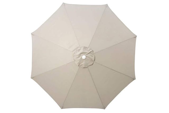 Aluminium Market Umbrella Taupe 2.95m