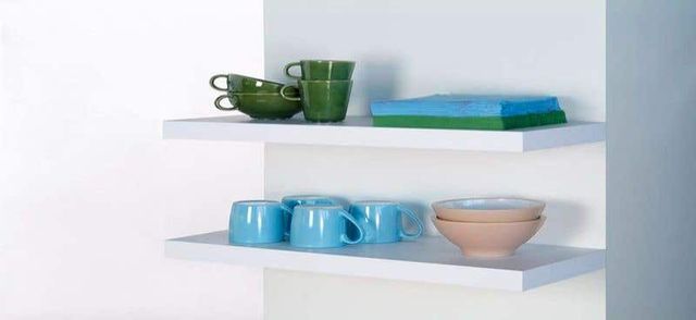 Topshelf Shelf Floating White 80X25X3.8 CM