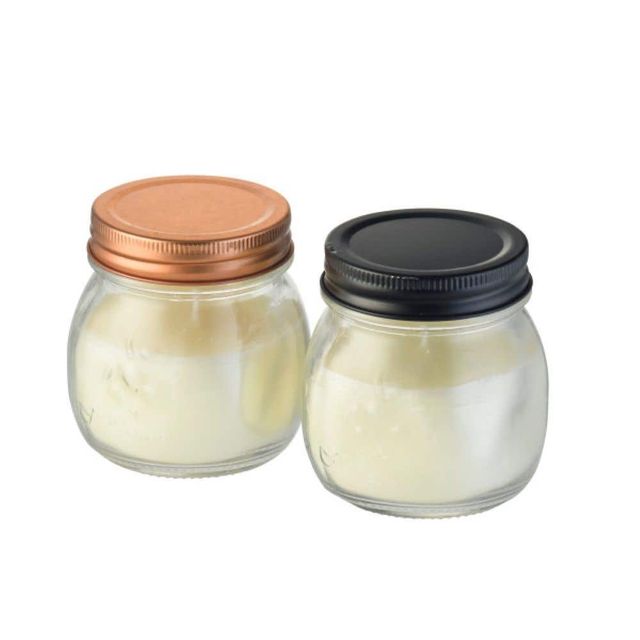 Waxworks Citronella Jam Jar Candle Assorted Colours