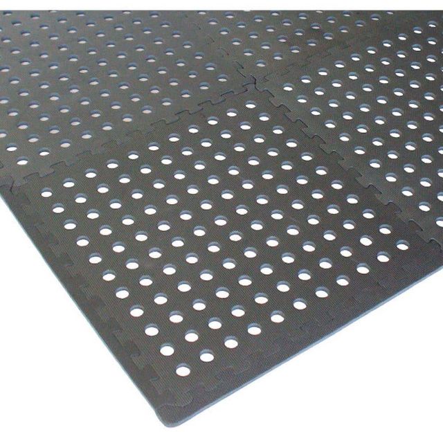 Polytuf Interlocking Foam Tiles with Holes - 4 Pack