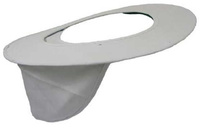 Brim And Neck Flap - White