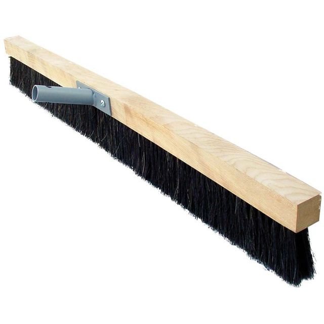 Masterfinish Hair And Fibre Bristle Timber Broom - 750mm