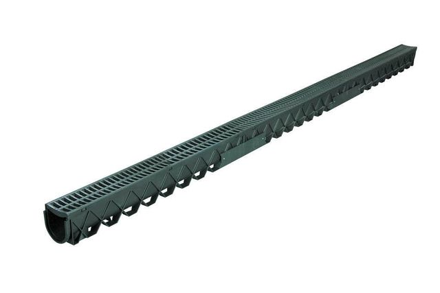 Reln Storm Drain Channel & Black Grate 3m