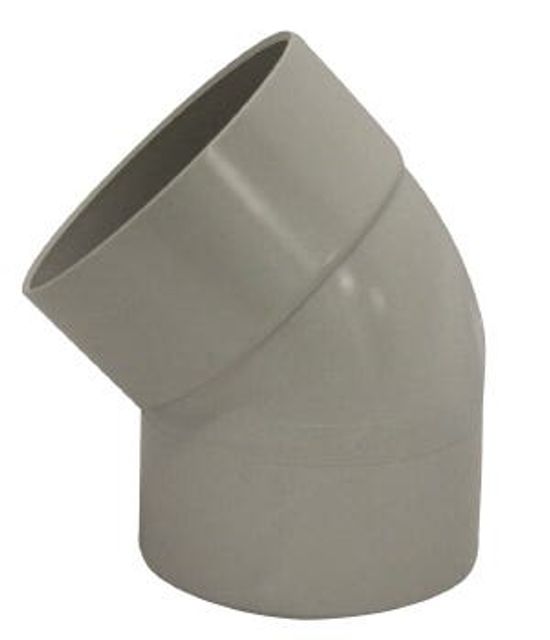 Holman PVC DWV Bend M&F Plain 100mm 42.5 Deg