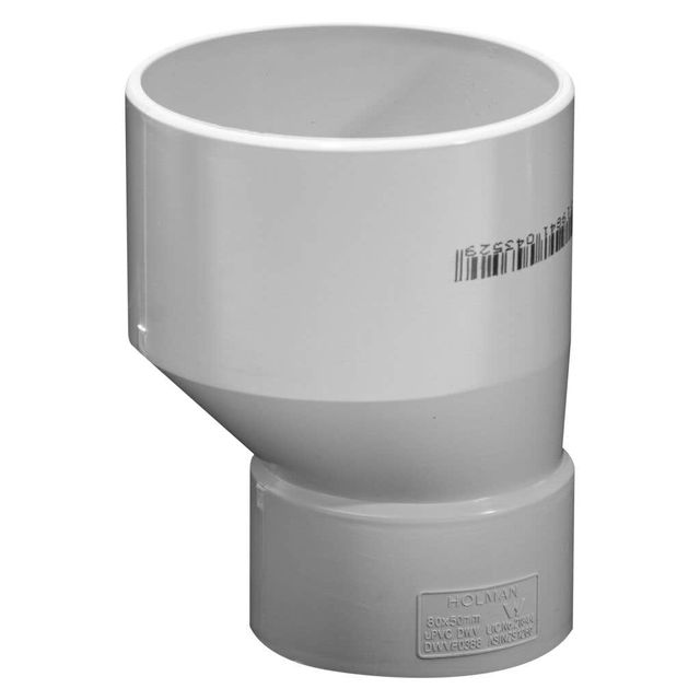 Holman Invert DWV PVC Level Taper 80 x 50mm
