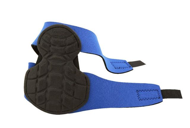 Crescent Lufkin Knee Protectors Blue/Black 2 Straps