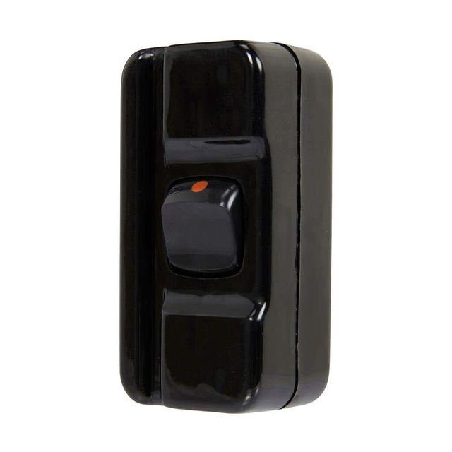 HPM Cordline Switch 10A Double Pole Black