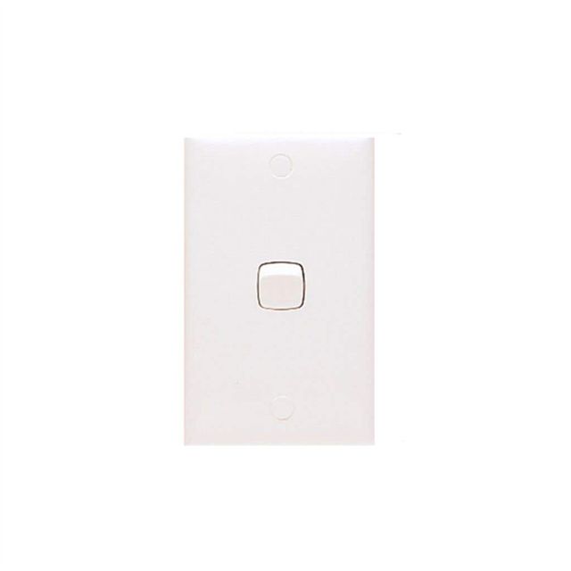 HPM Gang Wall Switch White 10AMP