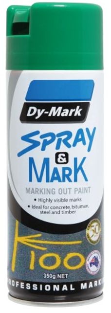 Dy-Mark Spray & Mark Paint  350G Green