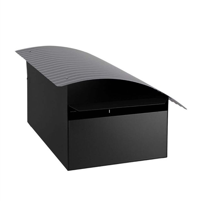 Sandleford Surf Letterbox Black/Silver