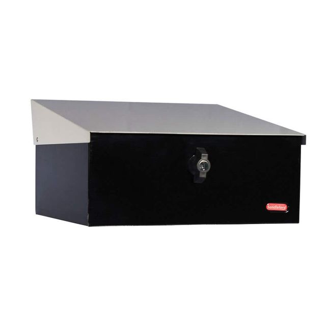 Sandleford Condo Letterbox Black/Silver