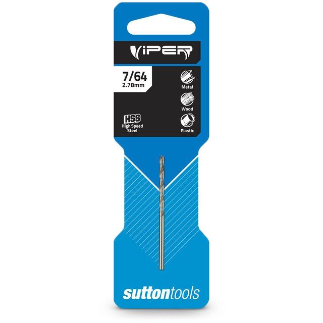 Sutton 7/64Inch X 67mm Hss-Bright Jobber Drill Bit - Viper