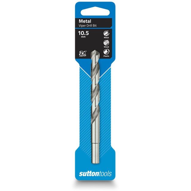 Sutton 10.5 X 133mm Hss-Bright Jobber Drill Bit - Viper