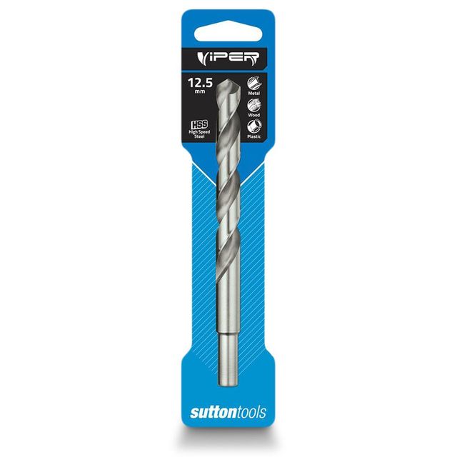 Sutton 12.5 X 151mm Hss-Bright Jobber Drill Bit - Viper