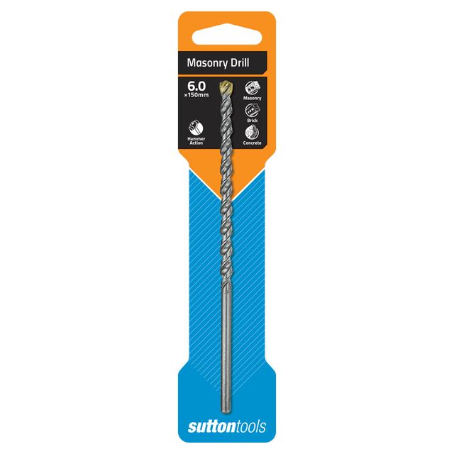 Sutton Drill Bit Masonry Single Brick 6.0X150mm