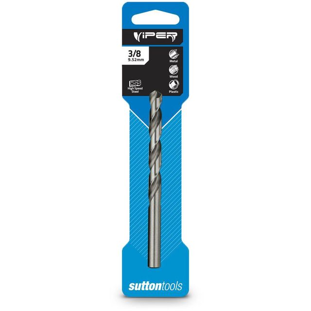 Sutton 3/8Inch X 127mm Hss-Bright Jobber Drill Bit - Viper