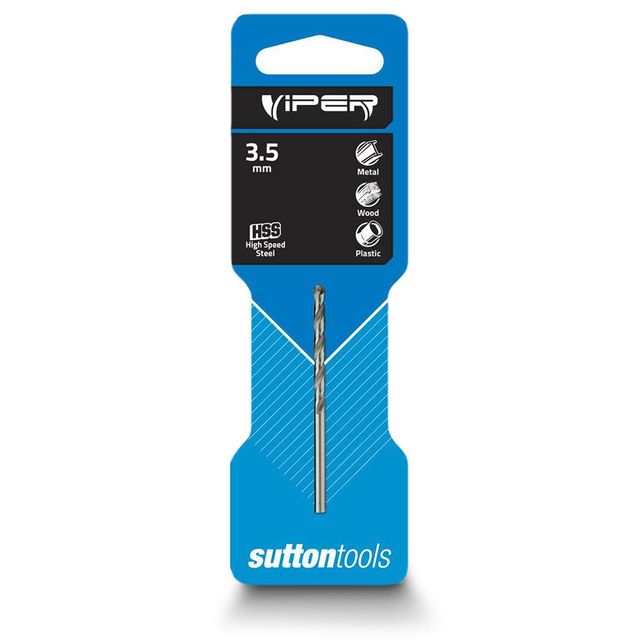 Sutton 3.5 X 70mm Hss-Bright Jobber Drill Bit - Viper