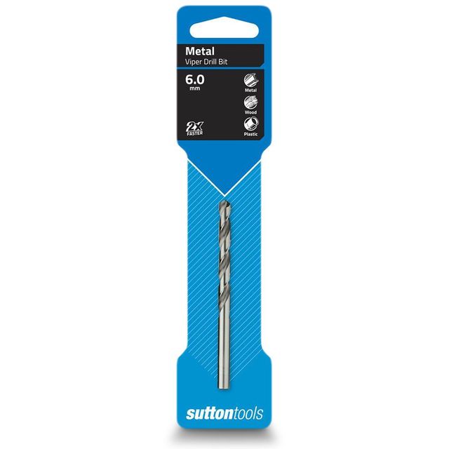 Sutton 6.0 X 93mm Hss-Bright Jobber Drill Bit - Viper