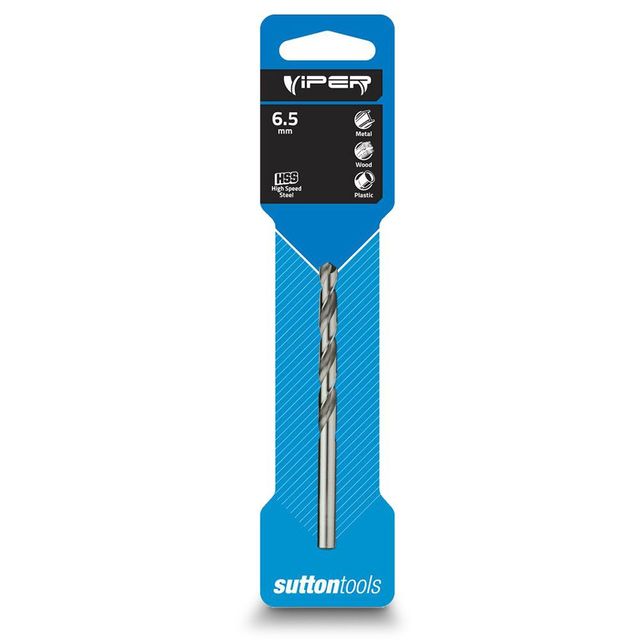 Sutton 6.5 X101mm Hss-Bright Jobber Drill Bit - Viper