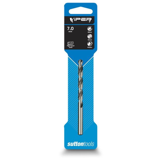 Sutton 7.0 X 109mm Hss-Bright Jobber Drill Bit - Viper